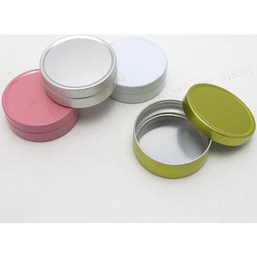 1000pcs 10G Aluminum Jar 10cc metal Cosmetic Packaging Tins 1/3oz professional cosmetics container