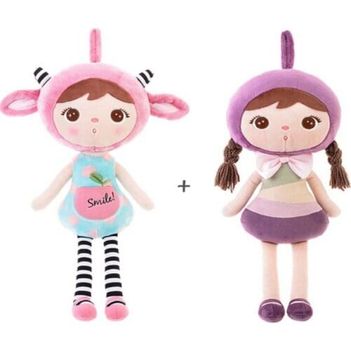 2pcs New Arrival 45cm Plush Metoo Keppel Doll Cartoon Stuffed Animals Kids Soft Plush Toys for Girl Birthday Christmas Gifts A9