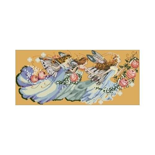 25-MD-32-14CT counted 11CT 14CT 18CT 28CT light coffee aida Cross Stitch embroidery needlework Sets home decor