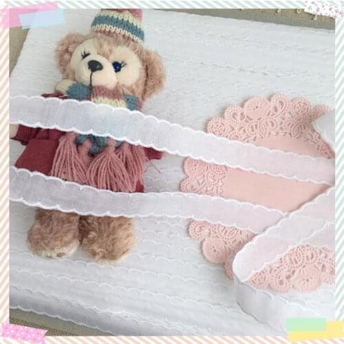 5 Meters Hollow Cotton Cloth Lace Fabric 2.5cm Width Colored Colorful Cotton Cloth Lace Trim DIY Craft Accessories