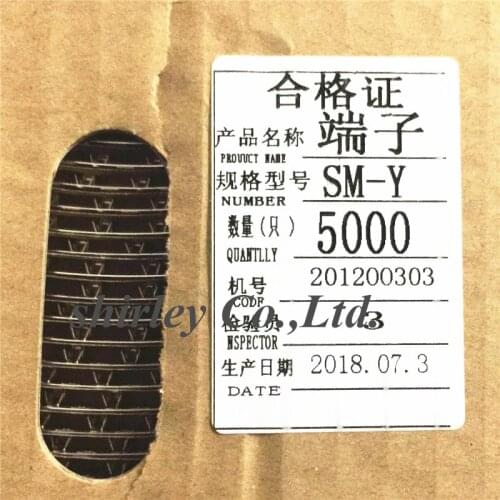 500PCS/Lot Dupont Jumper Wire Cable House SM-Y male Pin Connector Terminal Reed 2.54mm