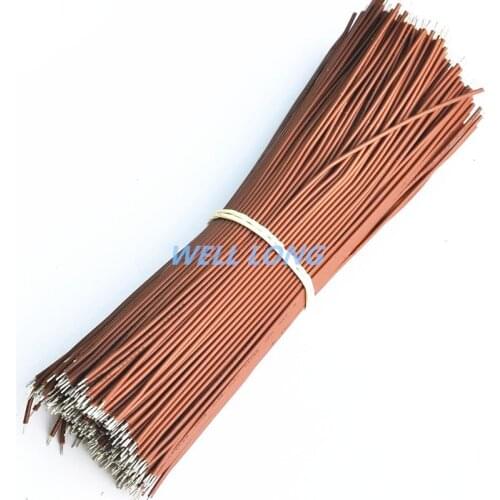 500 pcs/lot ) Brown Wire 150mm, UL-1007 26AWG Wire, Cable