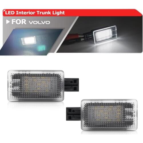 Canbus Error Free Led Trunk Luggage Compartment Boot Lights For Volvo C70 V50 S60 S60L V40 S80 S80L V60 XC60 XC90 Car-Styling