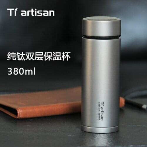 Titanium craftsmans outdoor pure titanium water cup business and leisure tea cup