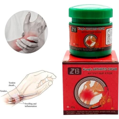 Chinese KungFu Arthritis Painkiller Cream Orthopedic Plaster Knee Pain Professional Treatment Knee,Joint Pain Bone spurs 20G