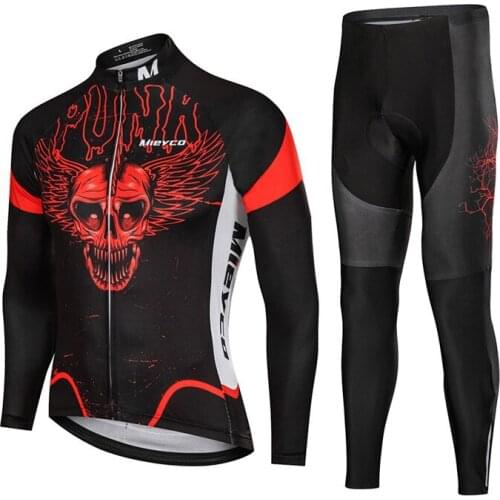 Mieyco High Quality Pro Cycling Jersey Set Long Sleeve Ropa Ciclismo Hombre Bicicleta Clothing Mountain Bike Outdoor Sportswears