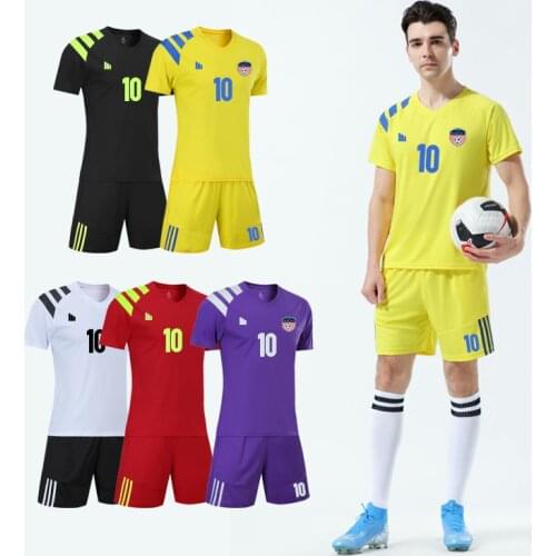 Custom New Soccer Jerseys DIY Mens Football Shirt Club Training Suit Student Sportswear Wholesale Tracksuit High Quality Kit
