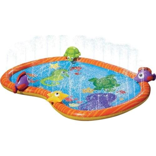 Outdoor Water Spraying Mat Underwater World Inflatable Sprinkler Water Pad