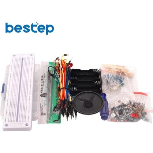 NEW Beginner Breadboard DIY Kit 555 Integrated Circuit 130 Cases Of Experimental Package