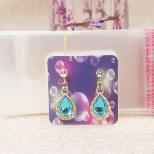 New arrival flower/dreamcatcher design earring tag cards 5*5cm marble design drop earring card tag 25pcs+25oppbag /lot