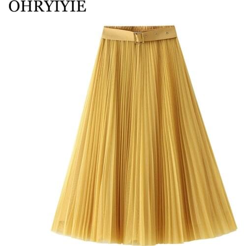 Женские юбки в складку OHRYIYIE China At AliExpress