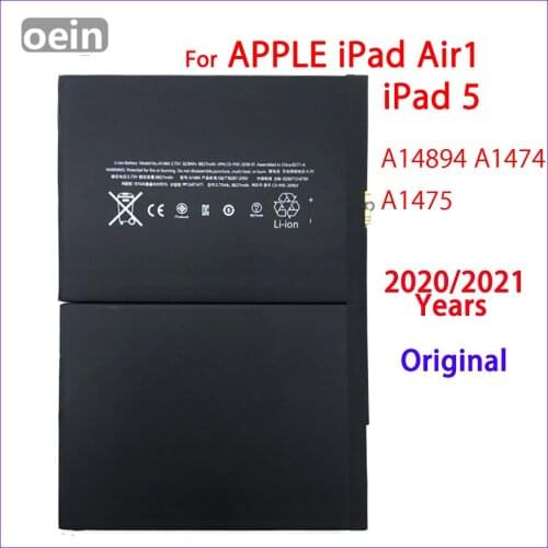 Oein Original A1484 Tablet Battery For iPad 5 Air iPad5 A1474 A1475 8827mAh Genuine batteries
