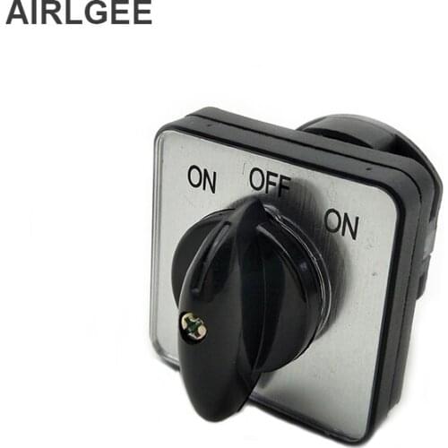 LW8-10/1 3 Positions On-Off-On 4 Terminals Rotary Cam Changeover Switch AC 660V 10A
