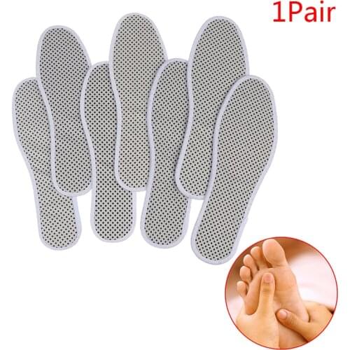 Far Infrared Self-heating Shoe Insoles Magnetic Therapy Anti-fatigue Massage Tourmaline Insole