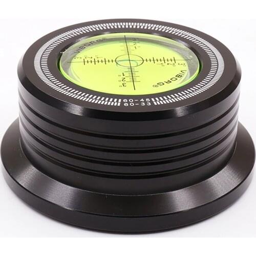 Viborg LP628B 60HZ Record Player Black 280g Record Weight LP Disc Stabilizer Turntable Vinyl Clamp HiFi for Gramophone