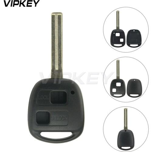 Remotekey TOY48 2 button key blanks for Lexus IS GS LS RX series replacement case cover shell