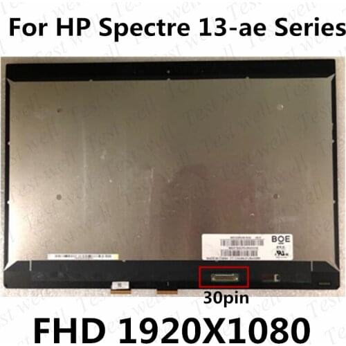 13.3" LCD Display Touch Screen Digitizer Glass Assembly For HP Spectre 13-ae010ca 13-ae015ca 13-ae020ca 13-ae030ca 13-ae040ca