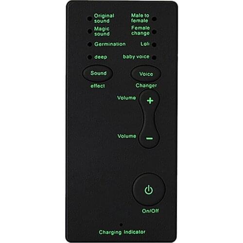 Voice Changer for PS4 Xbox Console PC Phone Tablet Sound Card 7 Different Sound Changes Microphone Voice Changer Device DIY Play