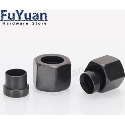 1PCS high pressure Hydraulic Joint Set Flared Cap Fittings 8/10/12/14/18 Flared Nut Sleeve Joint
