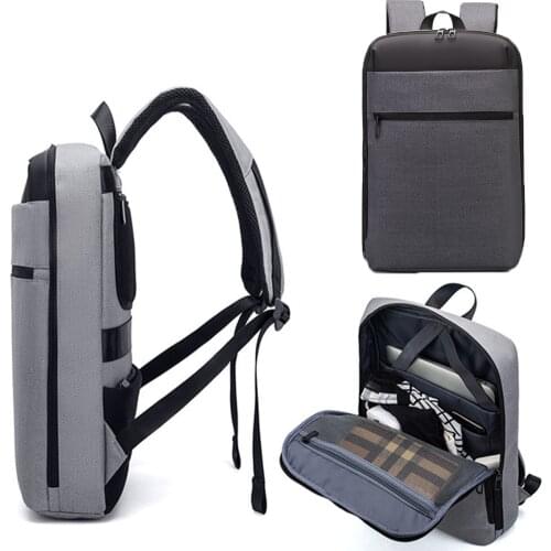 2020 new fashion backpack mens business bag anti-theft thin multi-function backpack outdoor waterproof computer backpack