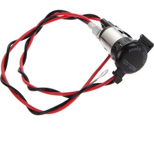 Car Boat Marine Motorcycle Phone Charger Socket Cigarette Lighter Socket Mobile Phone Camera MP3 Power Supply Sockets