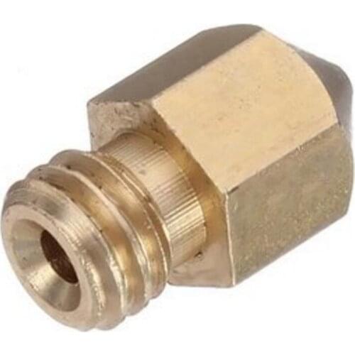 DuoWeiSi 3D Printer Parts 10Pcs 0.2/0.3/0.35/0.4/0.5mm 3D Printer Extruder Brass Nozzle For 3D Printer