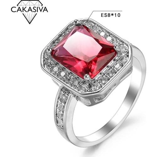 Womens Gemstone Emerald Ring Silver 925 Ring for Wedding Engagement Birthday Party Gift