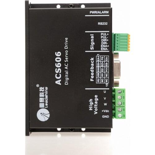 Leadshine DC servo motor driver ACS306 ACS606 ACS806 input voltage DC 24-60v 200-400w 6A for cnc engraver and cutting machine