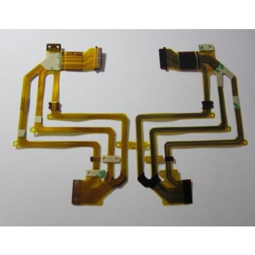 2PCS LCD hinge rotate shaft Flex Cable for Sony HDR- HC5E HC7E HC9E SR10E SR210E SR220E HC5 HC7 HC9 SR10 SR220 Video Camera
