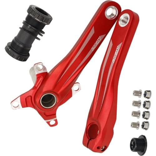 Mountain Bike 170mm Crankset 170mm 104 BCD Mountain Bike Crank Arm Set With Bottom Bracket Chainring Bolts for Mountain Bike