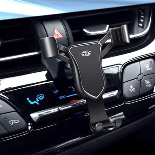 Phone Holder For Toyota C-HR 2017 2018 2019 Air Vent Adjustable Mobile Phone Holder Cradle Stand Mount Clip For CHR 2018 2019