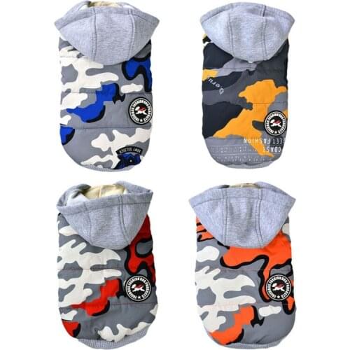 Camouflage French BulldogJacket Winter Small Dog Clothes Chihuahua Coat Pug Puppy Dog Hoodies Pet Clothes Dog Clothing