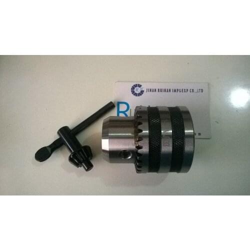 Key drill chuck J2516 capacity 3-16mm 1/8"-5/8" with drill chuck arbor taper B16