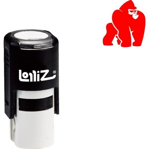 LolliZ Solid Animal Symbol Series Design #41 Self-Inking Rubber Stamp
