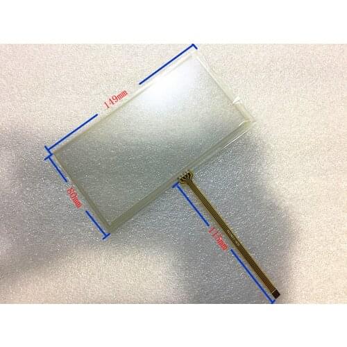 New 6.0" inch 149*80mm 4 wire Resistive Touch Screen Panels for 149mm*80mm GPS Touch screen digitizer panel Repair replacement