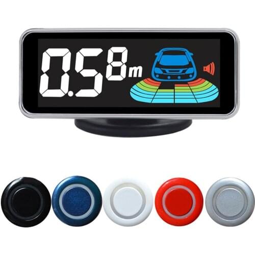 Parktronic Parking 4 Sensor Reversing Radar Detector LED Digital Assistance Alarm System FOR All Car