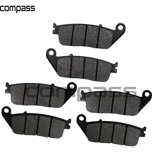 Motorcycle Front and Rear Brake Pads for HONDA VFR750 VFR 750 VFR750F 1990-1997 CBR1000F CBR 1000F 1990 1991