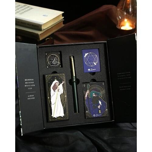 Pimio fountain Pen Galaxy Luxury Fountain Pen Gift Set，calligraphy pen, birthday gift