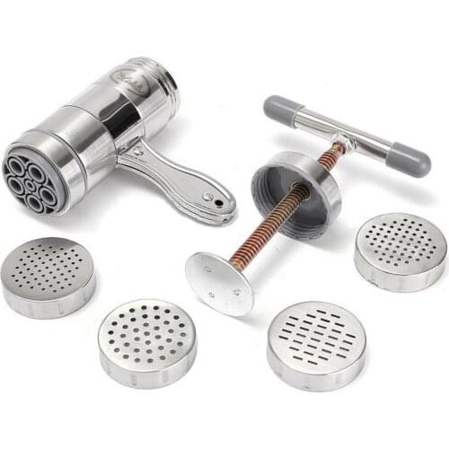 Manual Stainless Steel Noodle Maker Press Pasta Machine Crank Cutter Fruits Juicer Cookware Making Spaghetti Kitchen Tools