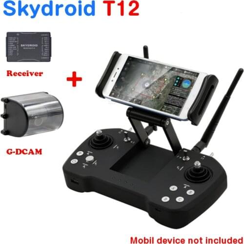 Skydroid T12 2.4GHz 12CH Remote Control With R12 Receiver/Mini Camera/20km Digital Map Transmission For Plant Protection Machine
