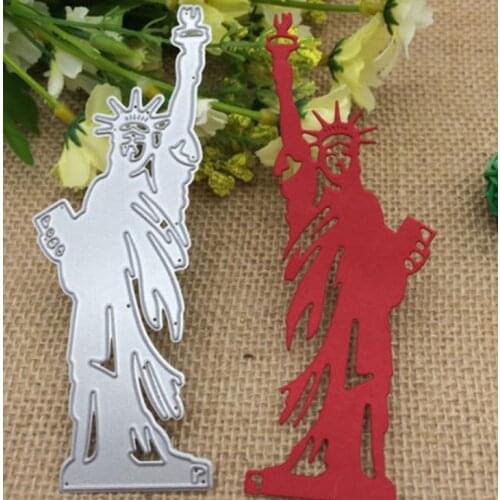 Statue of Libert Metal Cutting Dies Stencils For Card Making Decorative Embossing Suit Paper Cards DIY Dies Scrapbooking