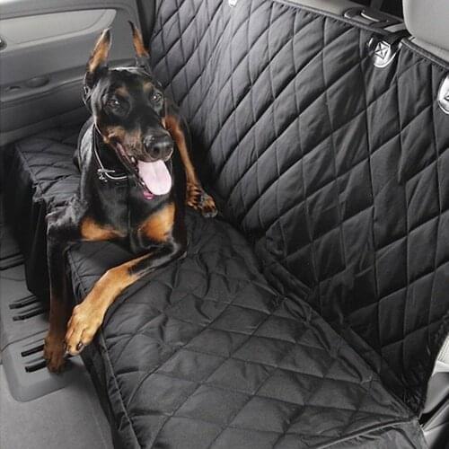 Universal Vehicle Pet Seat Cover Nonslip Folding Rear Back Cushion Car Mat Multi-functional with Hammock Design Car Seat-Cover