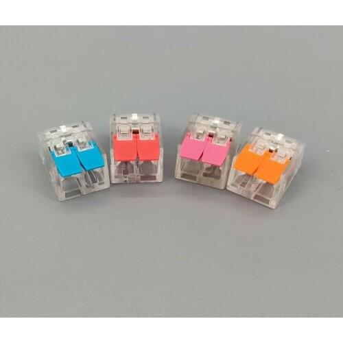 10pcs PCT-412 2 Pin Universal compact wire wiring connector conductor terminal