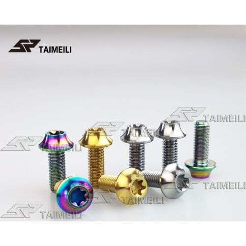 Titanium alloy screw M6X16 V brake fixing screw Motorcycle housing screw