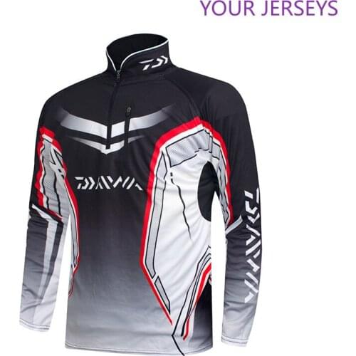 Waterproof Quick-Drying Long Sleeve Fishing Clothing Men UV Protection Outdoor Shirt For Hiking Cycling Clothes Pesca DAIWA