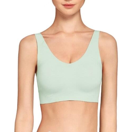 Women Bra Natural Solid Colorless Steel Ring Comfortable without Sluts Ladies Sports Sleep Underwear