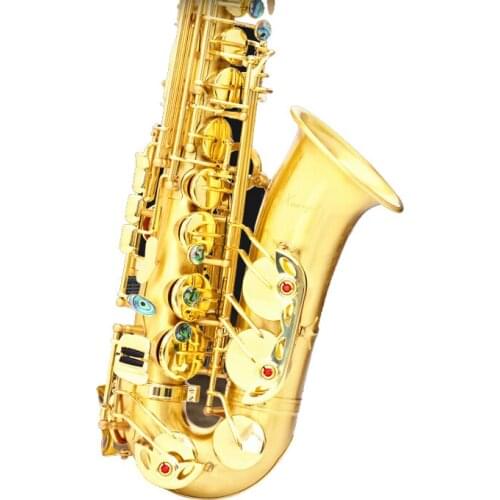 Gold Lacquer Brass Alto Instrument Accessories Professional Eb China Sax Saxophone Alto