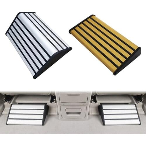 1pc for Tesla Model 3 Y Car Rear Back Seat Aluminum Alloy Rest Pedal Gold/Silver Rest Pedal Automotive Interior Accessories