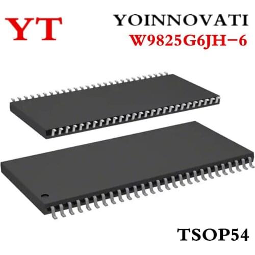 50pcs/lot W9825G6JH-6 TSOP54 W9825G6JH TSOP W9825G6 SDRAM