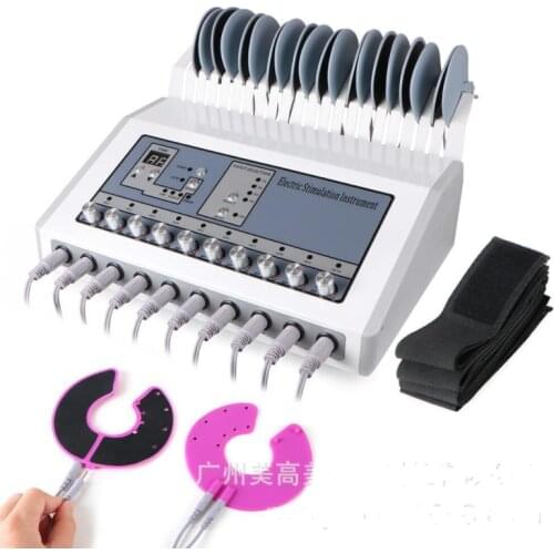 AURO Myostimulation Electro Muscle Stimulator Electrical EMS Weight Loss Massager Body Vibration Massage Machine Free Shipping